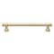 Gliderite Hardware 6-1/4 in. Center to Center Champagne Gold Classic Euro Bar Pull - 4361-160-CHPG 4361-160-CHPG-1 - alternate 1